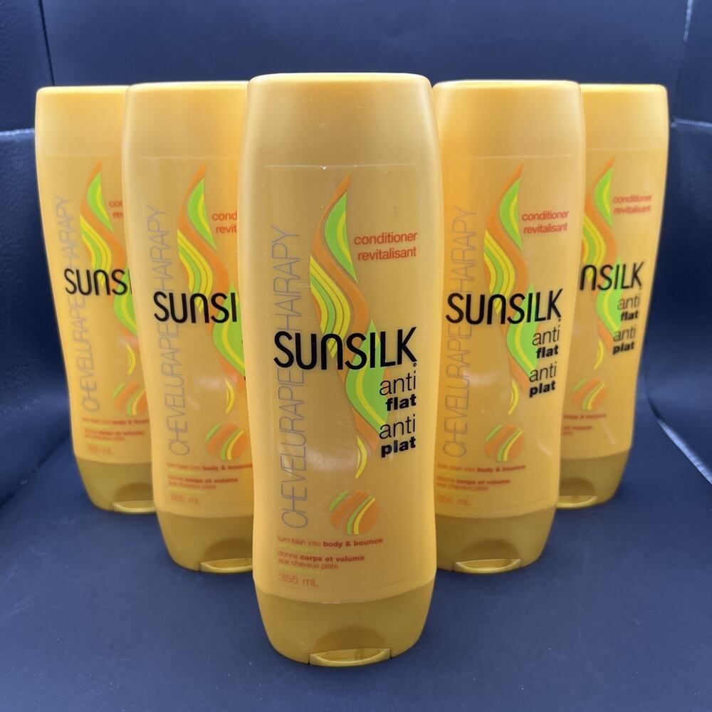 6 Sunsilk Hairapy Daring Volume Anti-Flat Conditioner Body & Bounce 12 Oz/355ml